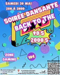 Soirée dansante Back to the 90&rsquo;s – années 90/2000