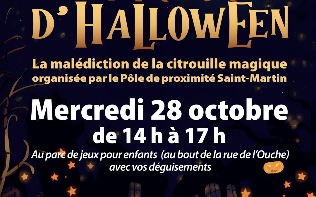 Chasse au trésor d&rsquo;Halloween